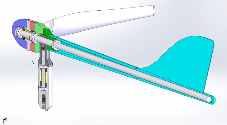 Small wind turbine model | 3d print model