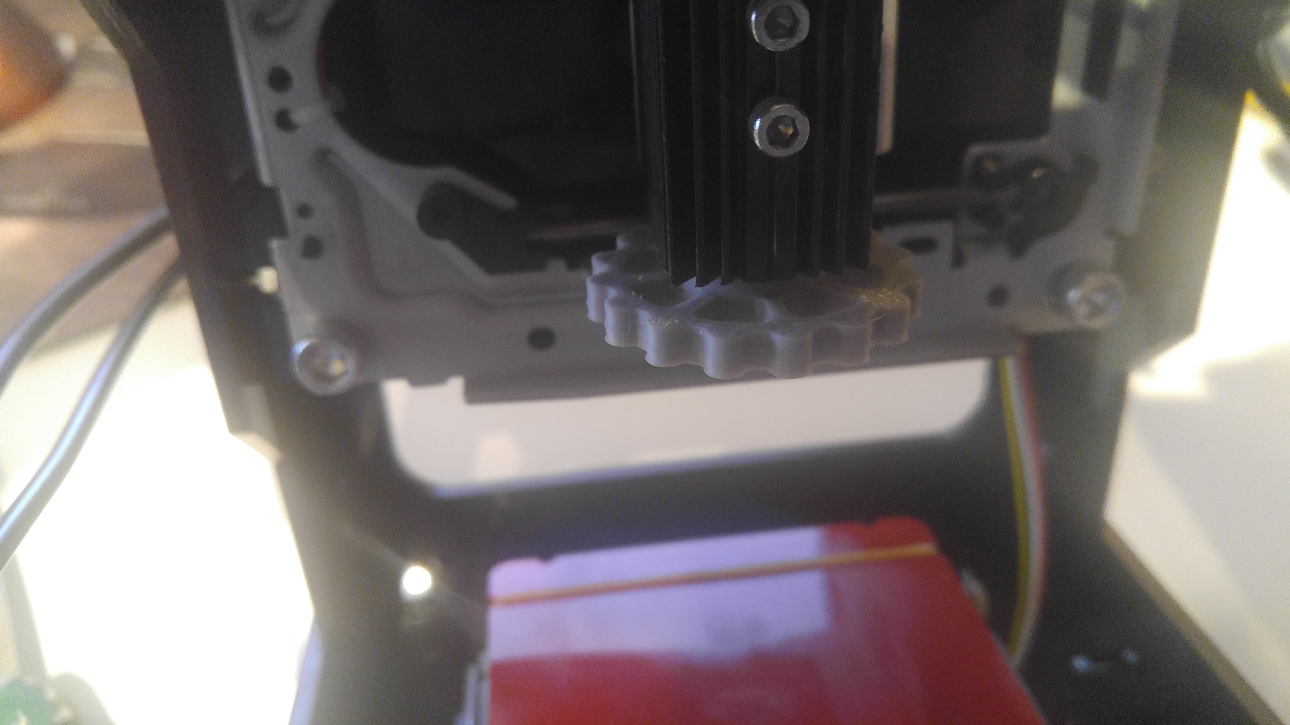 Neje laser engraver focus knob