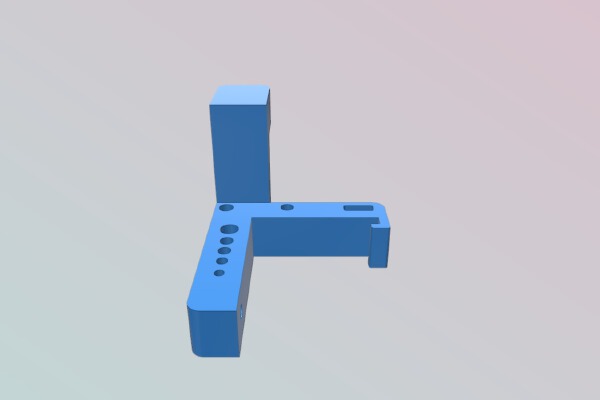 MakerGear M2 Tool Holder (z-axis screw driver support) | 3d print model