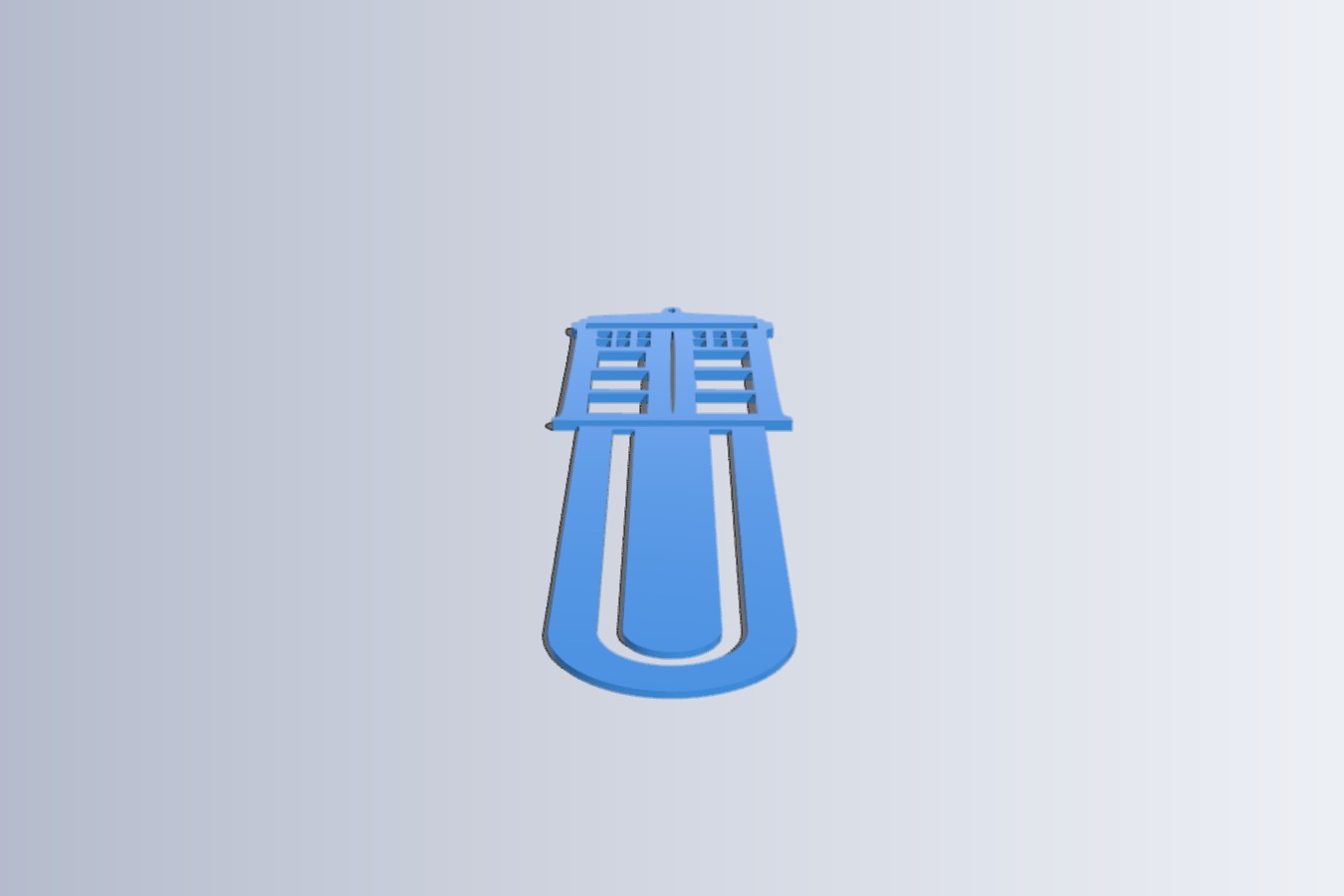 Tardis Bookmark