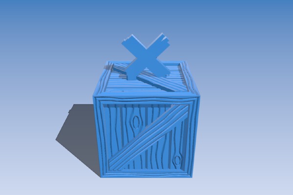 Zombicide: Undead or Alive Crate Themed Objective Tokens | 3d print model