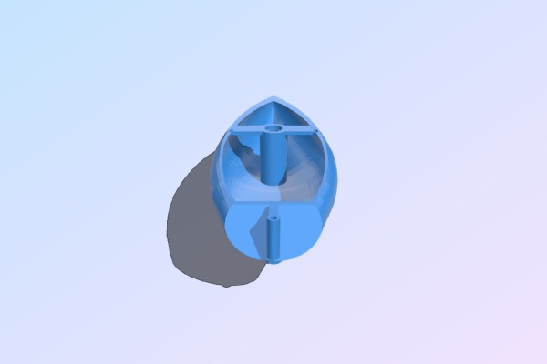 Skyblue's Sailboat with mod. | 3d print model