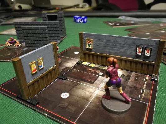 Walls for Resident Evil 2 - Board game | 3d print model