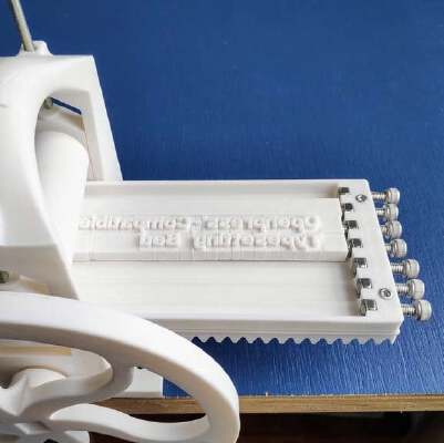 Open Press Compatible Typesetting Bed | 3d print model