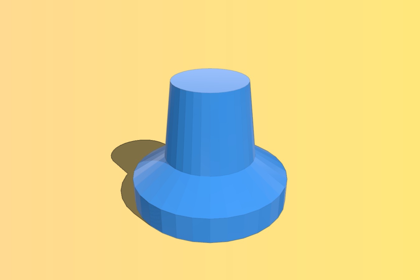 Knob for a 6.25 mm shaft 10 turn chinese potentiometer