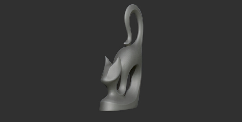 African_cat_Sculpture | 3d print model