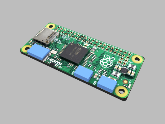Raspberry-Pi Zero PCB_Board | 3d print model