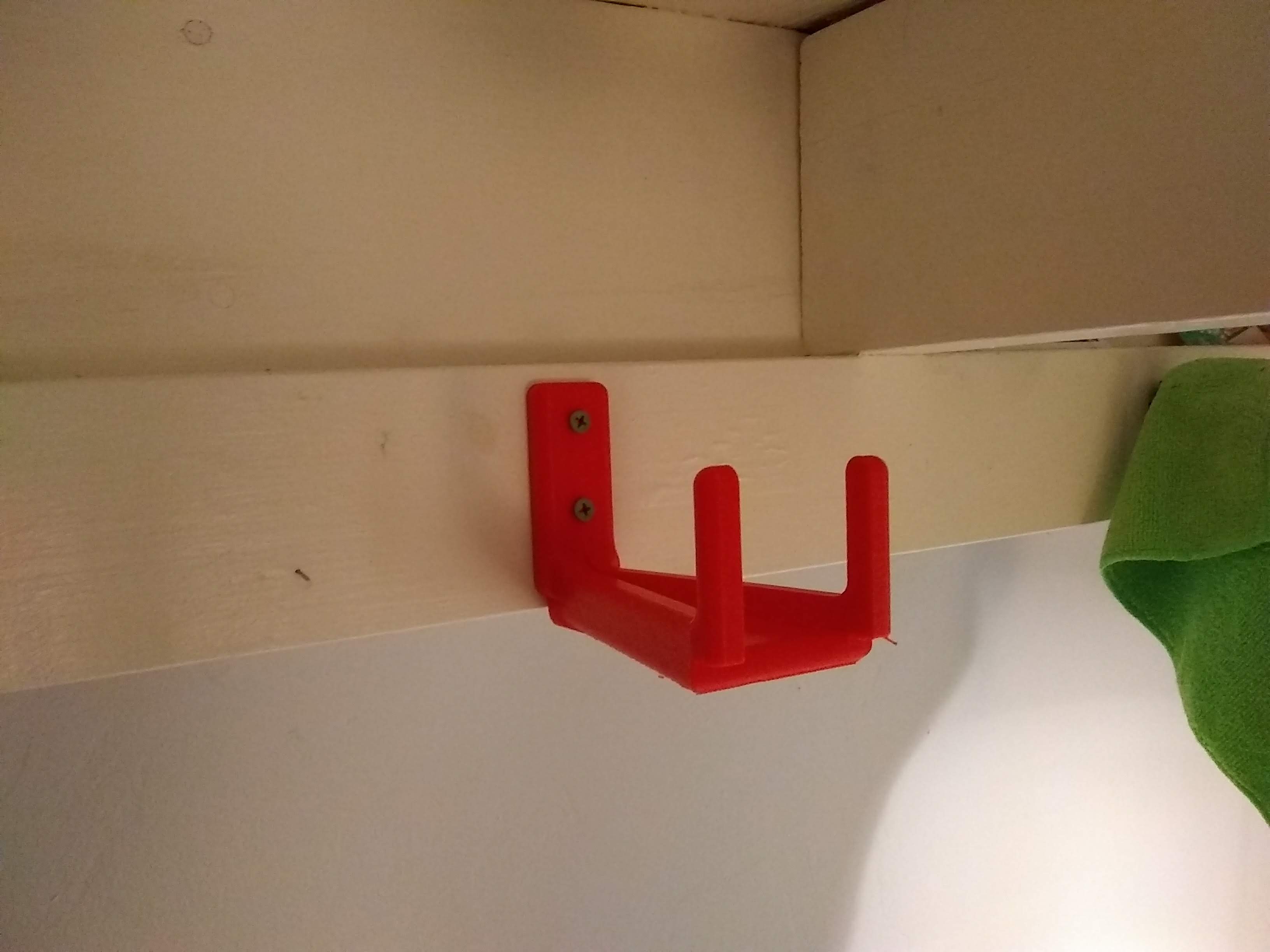 Motorcycle Helmet Hook - hanging & wall mount, two models