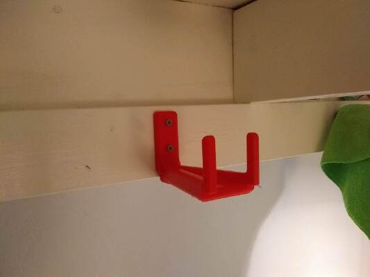 Motorcycle Helmet Hook - hanging & wall mount, two models | 3d print model
