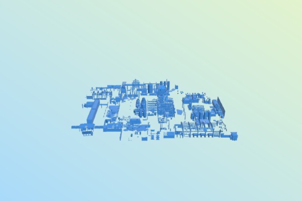 chemical plant - chenobyl exclusion zone | 3d print model