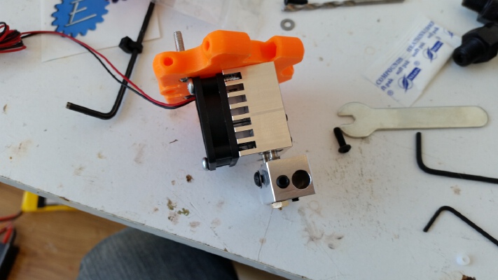 E3d Cyclop chimera Kossel effector | 3d print model