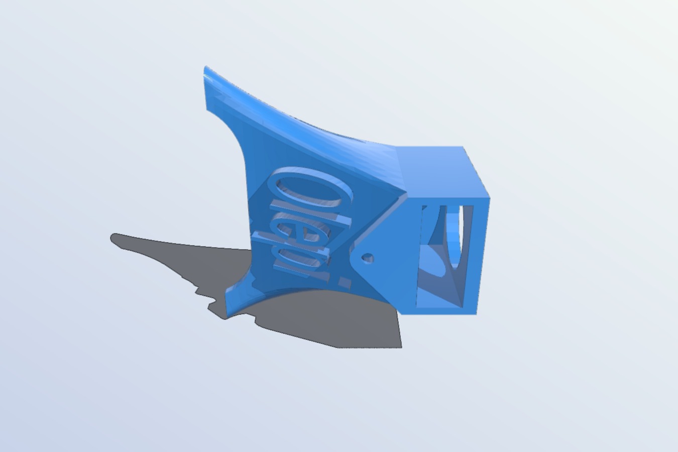  Fan mount for Rostock with Dual SeeMeCnc Hotends