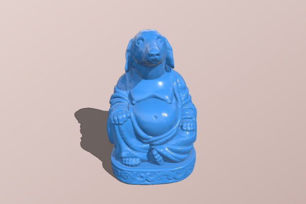 Dachshund Buddha (Canine Collection) | 3d print model