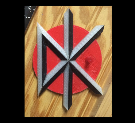 Dead Kennedys punk logo print | 3d print model