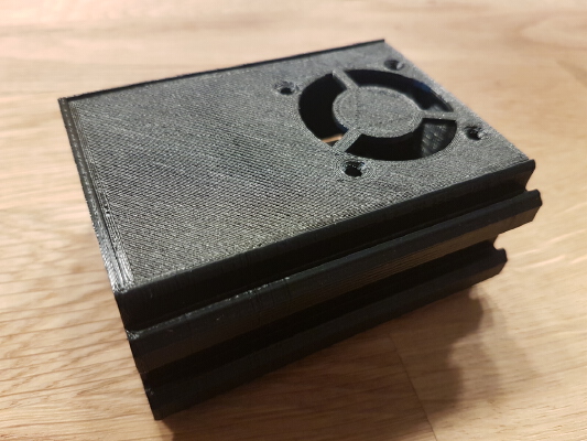 Ender 3 Raspberry Pi 2_3 mount 2 rails - LM2596 -40mm Fan - without cut for Fan & GPIO | 3d print model