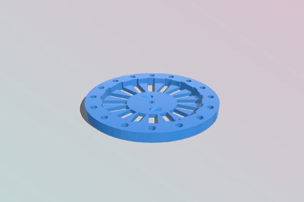 Lego compatible flywheel | 3d print model