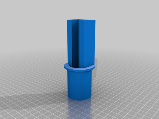 1.5" PVC Stand for light fixture | 3d print model