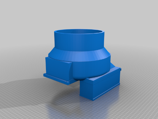 Bitmain S19 J pro 8 inch hot side_cold side | 3d print model