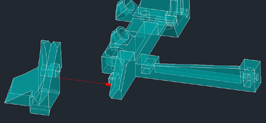 GEEETech i3X (ACRYLIC version): Single Extruder FAN & LED | 3d print model