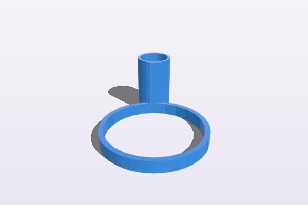 Pipette holder for 2 inch bottle | 3d print model