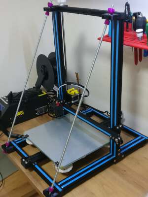 Printer front bracing ,for most gantry printer. simple design!! | 3d print model