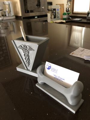 VETERINARY PENCIL HOLDER & CARD HOLDERS | 3d print model