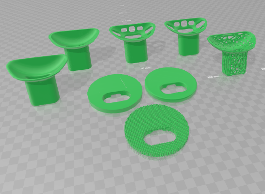 Echo Dot 3rd Gen Desk Stand - Two Parts | 3d print model