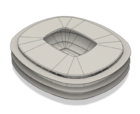 Nou Camp Nou - FC Barcelona | 3d print model