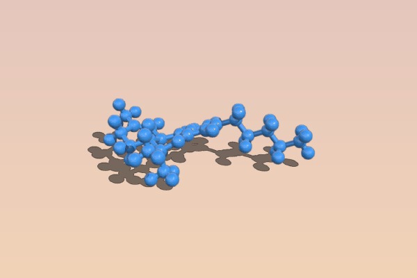 THC Molecule - Ball and Stick | 3d print model