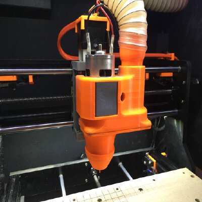CNC 3018 Pro - Dust Collector | 3d print model