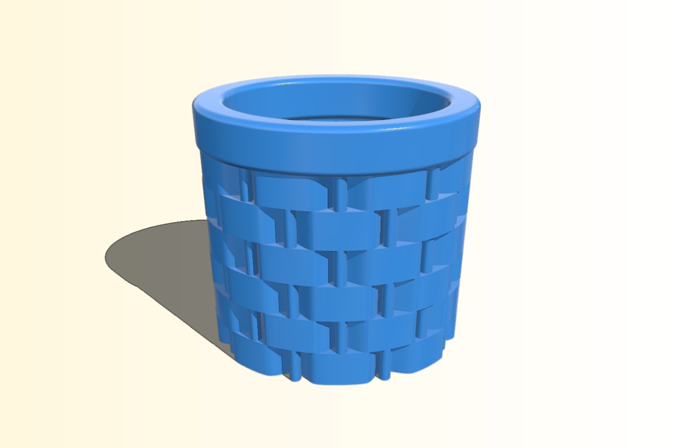 Basket Weave Pencil Cup