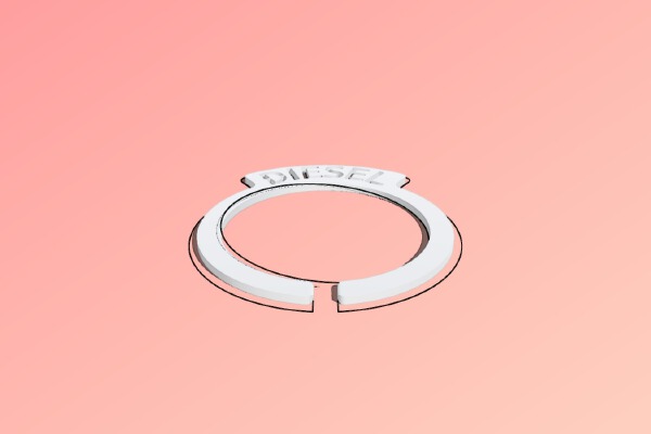 Diesel, Fuel Tank Ring(Chevrolet Orlando) | 3d print model
