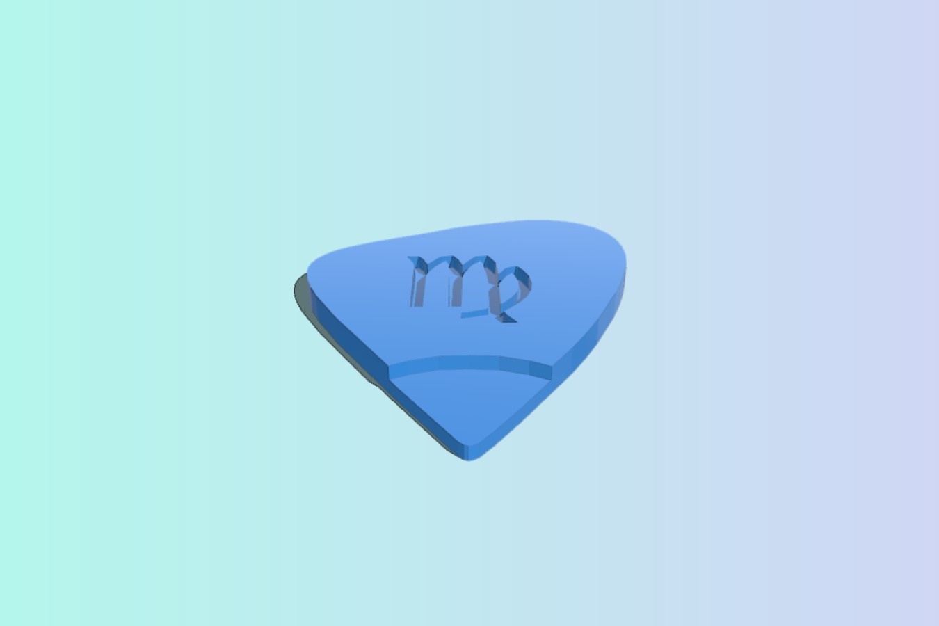 Virgo Guitar Pick