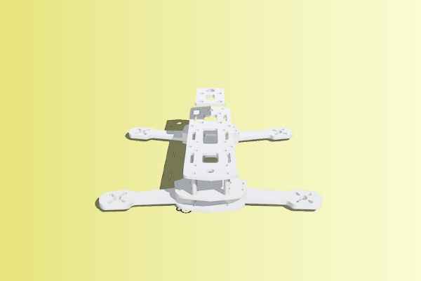 Hammer Mini H Quad v3.0 - Converted to 3D | 3d print model