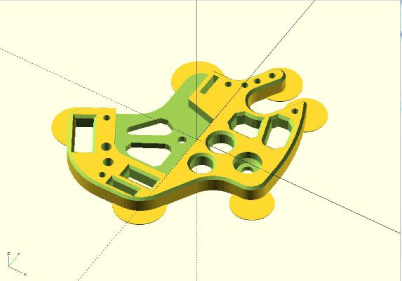 MakerFarm i3v Z rod support Remix with Extruder Wire Holder and Tool Holder | 3d print model