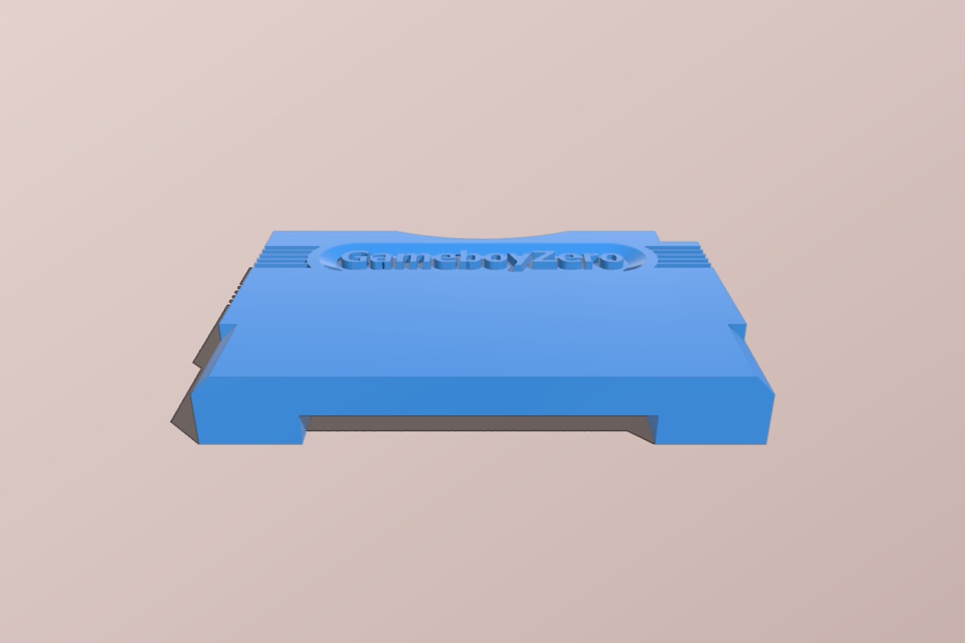 Gameboy Zero Cart SD Card hole