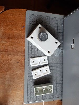 Kastenschloss Bohrschablone | 3d print model