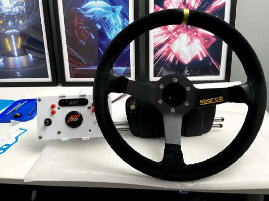 Fanatec CSR (Original) Button Plate | 3d print model