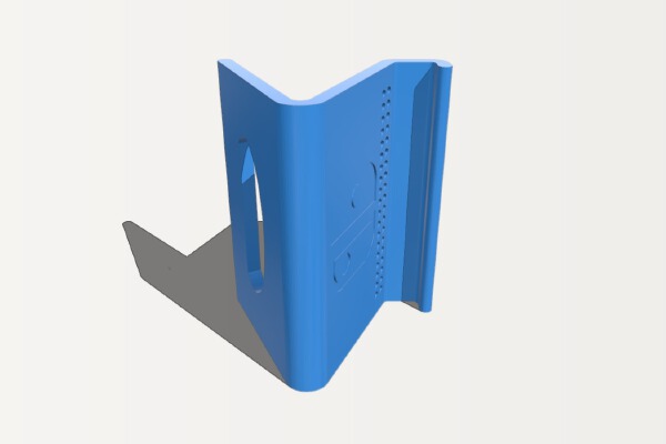 Nintendo Switch Stand with vents and handhold | 3d print model