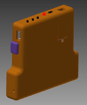 Raspberry Pi Handheld gaming device (Portable Pi, MAME) | 3d print model