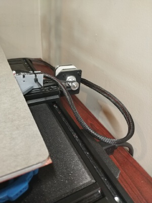 Beefy Keenovo Wire Strain Relief for CR-10 | 3d print model