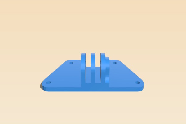 Zuul Racehound Gopro Mount | 3d print model