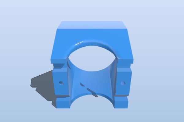 e3d 40mm fan mount rostock max | 3d print model