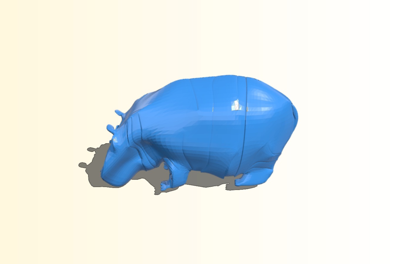Hippo figurine