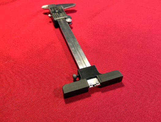 Caliper Depth Base _ Depth Measuring Bridge for 6" _ 150mm Mitutoyo Caliper (and others) | 3d print model