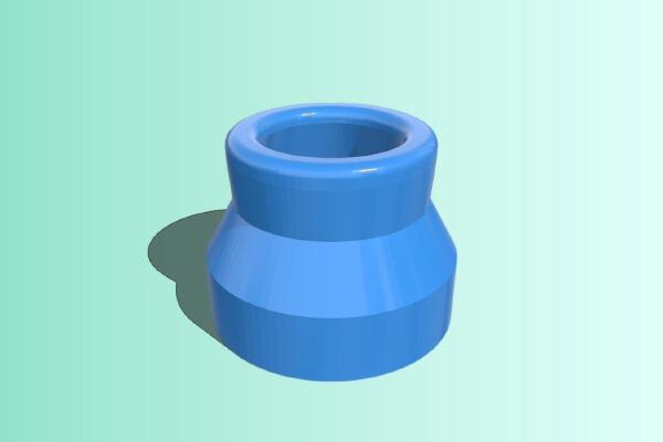 Basic Didjeridu Mouthpiece | 3d print model