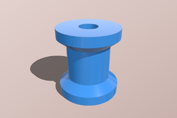 Thread Spool Pawn for Patchwork Board Game | 3d print model