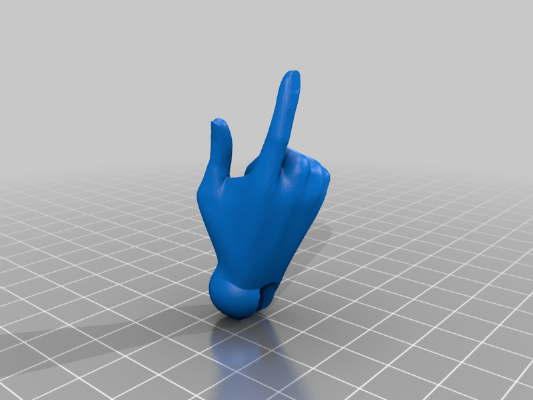 Polaris: Double jointed ball jointed doll (1_3 BJD) Hands | 3d print model
