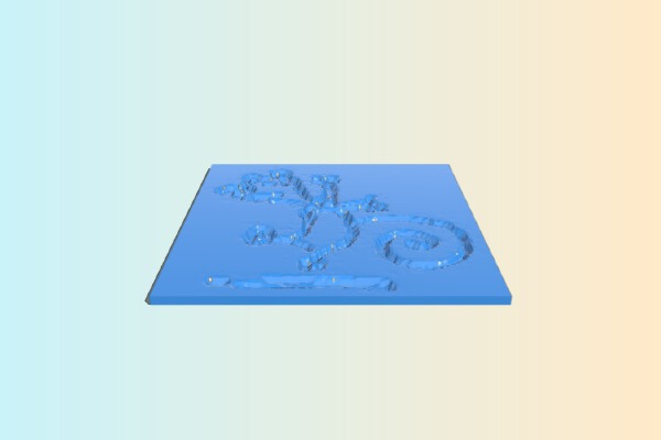 bop lithopane non-inverted | 3d print model