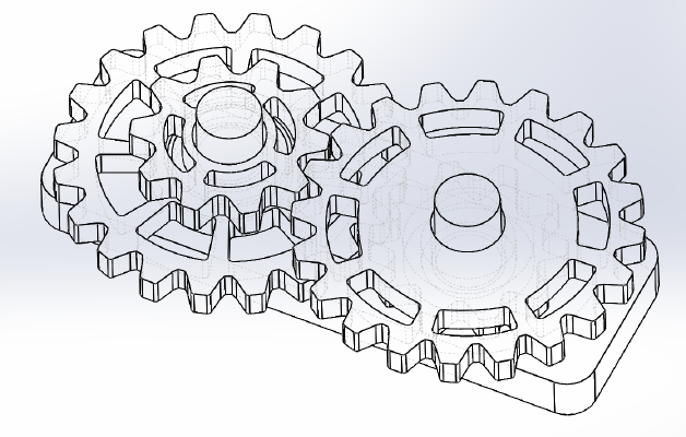 Little funny gear | 3d print model